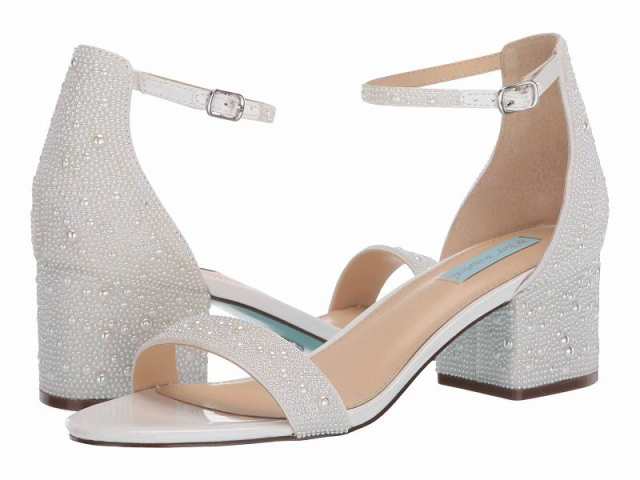 Blue by Betsey Johnson ベッティージョンソン レディース 女性用 シューズ 靴 ヒール Mari Heeled Sandal White【送料無料】