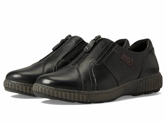 Clarks クラークス レディース 女性用 シューズ 靴 スニーカー 運動靴 Magnolia Zip Black Leather【送料無料】