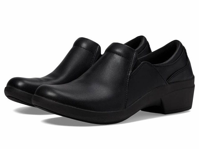 Clarks クラークス レディース 女性用 シューズ 靴 ローファー ボートシューズ Talene Pace Black Leather【送料無料】