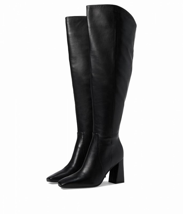 Naturalizer ナチュラライザー レディース 女性用 シューズ 靴 ブーツ ロングブーツ Lyric Wide Calf Black Leather【送料無料】