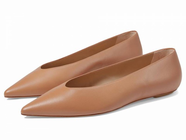 Stuart Weitzman スチュアートワイツマン レディース 女性用 シューズ 靴 フラット Lina Flat Tan【送料無料】