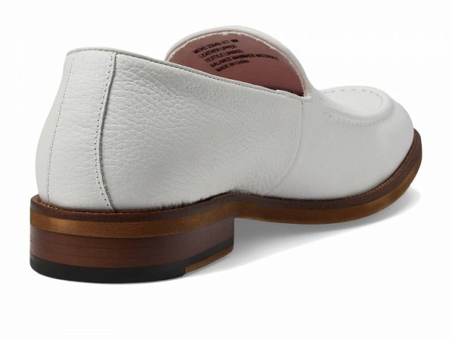 Stacy Adams ステーシーアダムス メンズ 男性用 シューズ 靴 ローファー Prentice Slip-On Loafer White【送料無料】