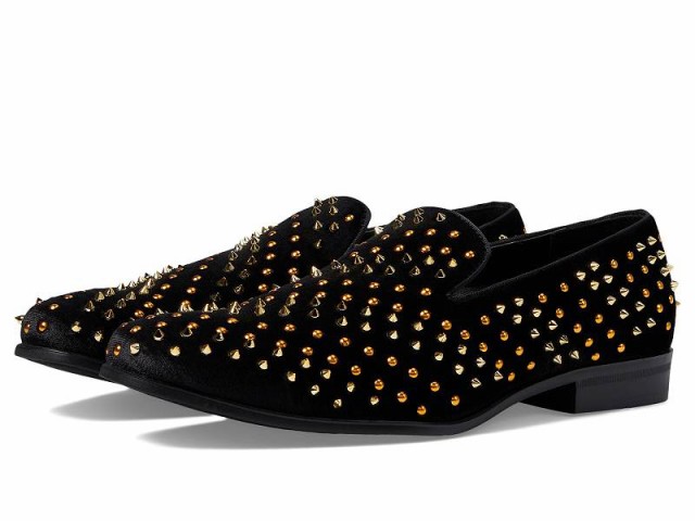 Stacy Adams ステーシーアダムス メンズ 男性用 シューズ 靴 オックスフォード 紳士靴 通勤靴 Sabert Spike Studded Slip-On【送料無料】