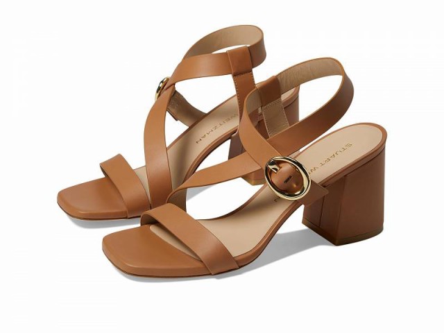 Stuart Weitzman スチュアートワイツマン レディース 女性用 シューズ 靴 ヒール Benni 75 Sandal Tan【送料無料】