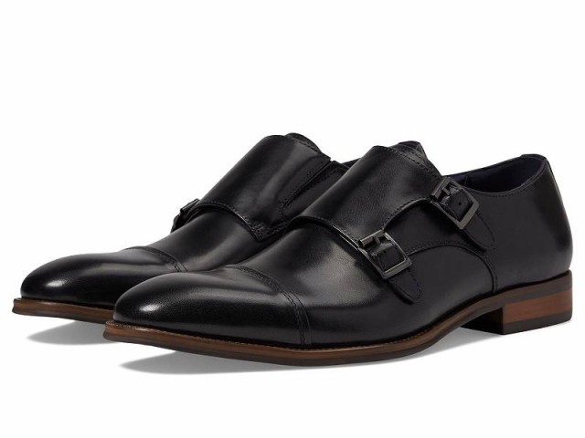 Steve Madden スティーブマデン メンズ 男性用 シューズ 靴 オックスフォード 紳士靴 通勤靴 Teon Black Leather【送料無料】