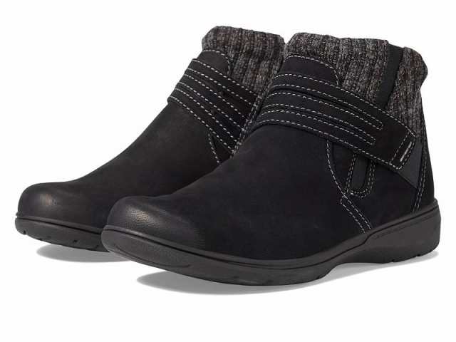 Clarks クラークス レディース 女性用 シューズ 靴 ブーツ アンクル ショートブーツ Carleigh Lane Black Nubuck【送料無料】