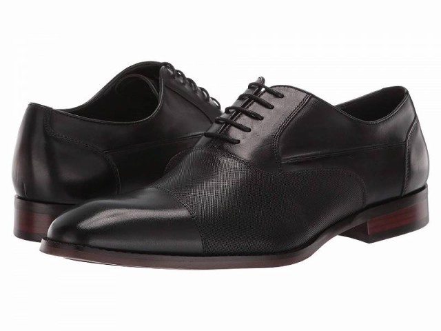 Steve Madden スティーブマデン メンズ 男性用 シューズ 靴 オックスフォード 紳士靴 通勤靴 Proctr Oxford Black Leather【送料無料】