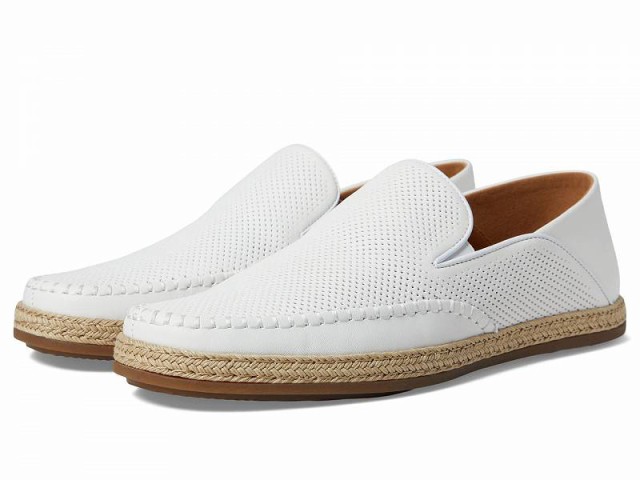 Steve Madden スティーブマデン メンズ 男性用 シューズ 靴 ローファー Caydenn White Leather【送料無料】