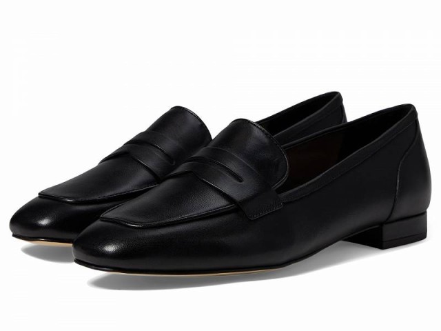 Cole Haan コールハーン レディース 女性用 シューズ 靴 フラット Tarese Soft Loafers Black Leather【送料無料】