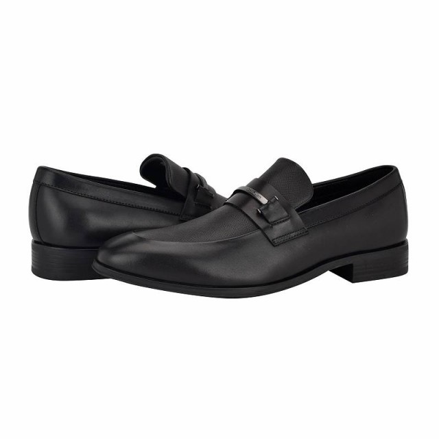 Calvin Klein カルバンクライン メンズ 男性用 シューズ 靴 オックスフォード 紳士靴 通勤靴 Dillie Black Leather【送料無料】