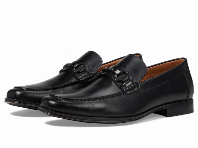 Steve Madden スティーブマデン メンズ 男性用 シューズ 靴 ローファー Gaddis Black Leather【送料無料】