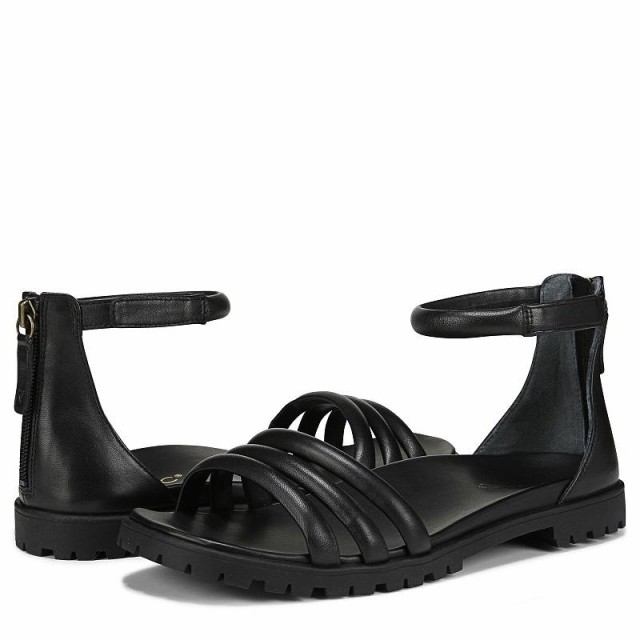 VIONIC バイオニック レディース 女性用 シューズ 靴 サンダル Laurel Ankle Straps Black Leather【送料無料】