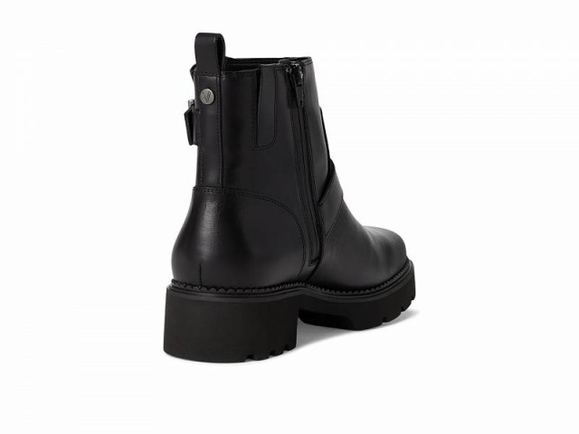 VIONIC バイオニック レディース 女性用 シューズ 靴 ブーツ アンクル ショートブーツ Folsom Booties Black Leather【送料無料】