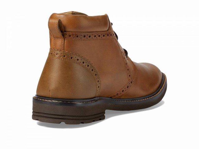 Nunn Bush ナンブッシュ メンズ 男性用 シューズ 靴 ブーツ チャッカブーツ Ozark 2.0 Plain Toe Chukka Leather Boot Tan【送料無料】