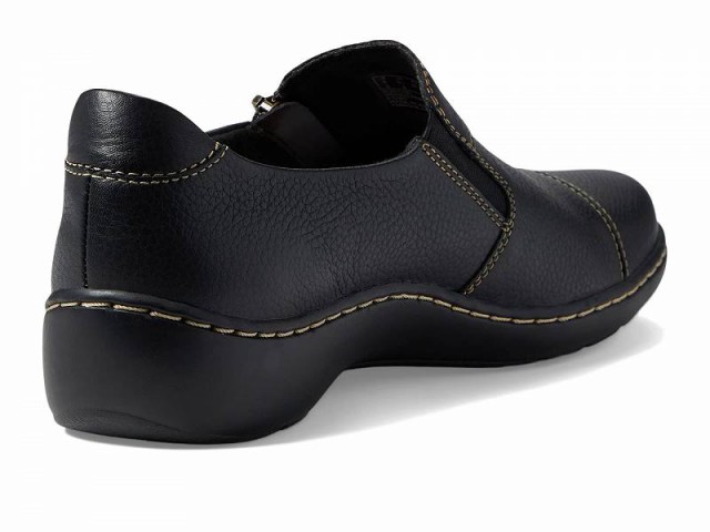 Clarks クラークス レディース 女性用 シューズ 靴 オックスフォード ビジネスシューズ 通勤靴 Cora Harbor Black Leather【送料無料】