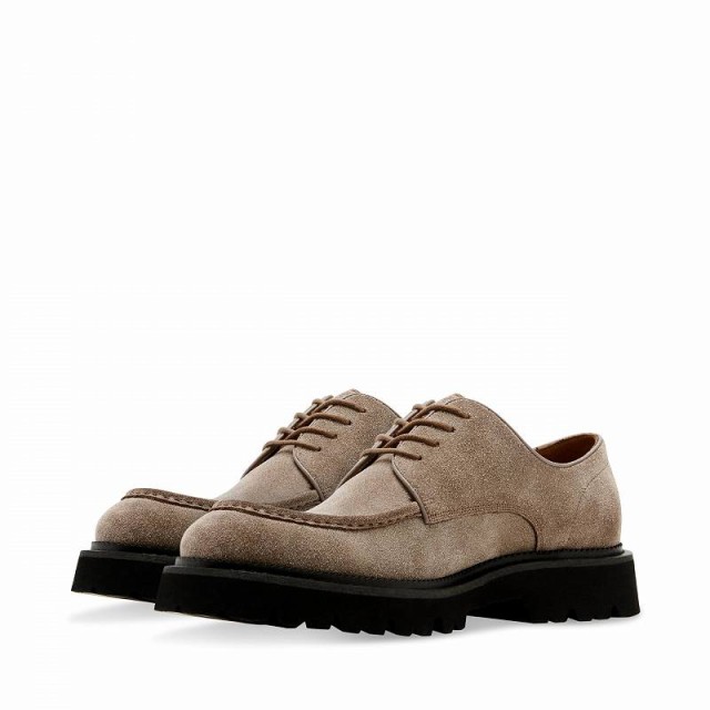 Steve Madden スティーブマデン メンズ 男性用 シューズ 靴 オックスフォード 紳士靴 通勤靴 Cace Moc Toe Oxford Taupe【送料無料】