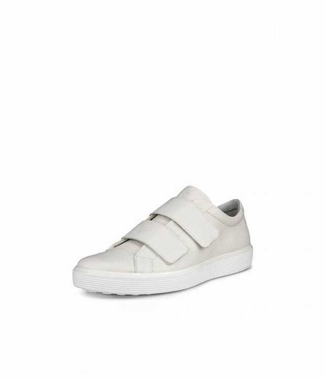 ECCO エコー メンズ 男性用 シューズ 靴 スニーカー 運動靴 Soft 60 Premium Two Strap Sneaker White【送料無料】