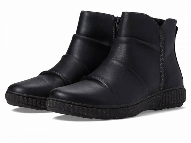 Clarks クラークス レディース 女性用 シューズ 靴 ブーツ アンクル ショートブーツ Caroline Rae Black  Leather【送料無料】｜au PAY マーケット