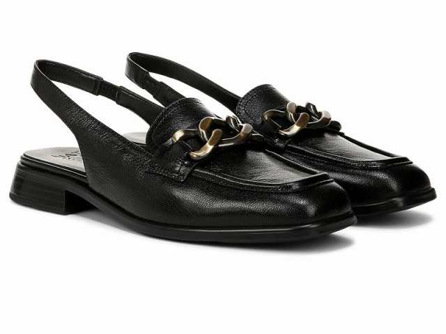 Naturalizer ナチュラライザー レディース 女性用 シューズ 靴 フラット Frances Slingbacks Black Leather【送料無料】