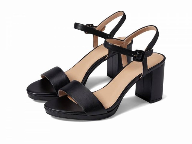 Rockport ロックポート レディース 女性用 シューズ 靴 ヒール Tabitha Two Strap Black Leather【送料無料】