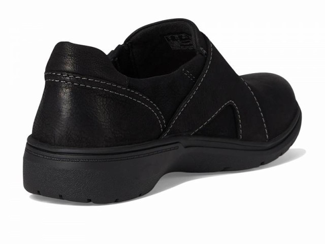 Clarks クラークス レディース 女性用 シューズ 靴 フラット Carleigh Jazz Black Nubuck【送料無料】