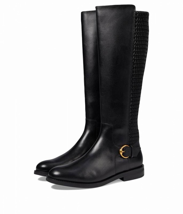 Cole Haan コールハーン レディース 女性用 シューズ 靴 ブーツ ロングブーツ Clover Stretch Tall Boot Black Leather【送料無料】