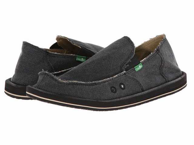 Sanuk サヌーク メンズ 男性用 シューズ 靴 ローファー Vagabond Sidewalk Surfer Charcoal【送料無料】