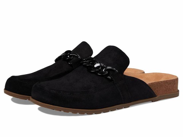 VIONIC バイオニック レディース 女性用 シューズ 靴 ローファー ボートシューズ Georgie Black Suede【送料無料】