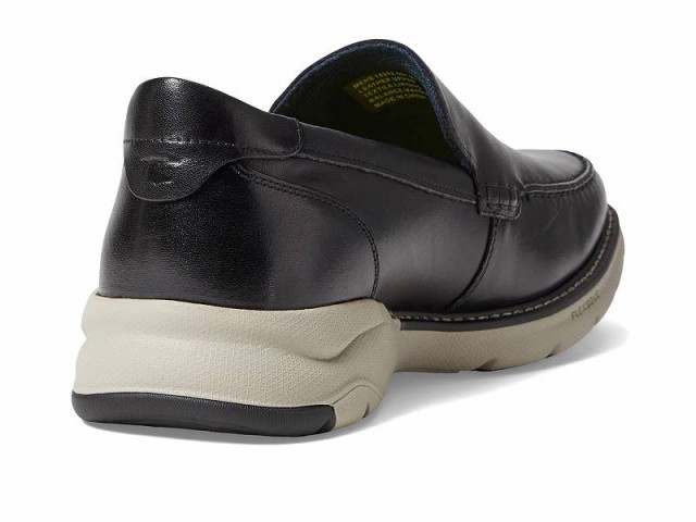 Florsheim フローシャイム メンズ 男性用 シューズ 靴 ローファー Frenzi Moc Toe Venetian Loafer Black Smooth【送料無料】