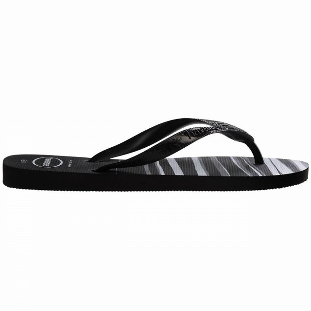 Havaianas ハワイアナス メンズ 男性用 シューズ 靴 サンダル Top Basic Flip Flop Sandal Black/White【送料無料】