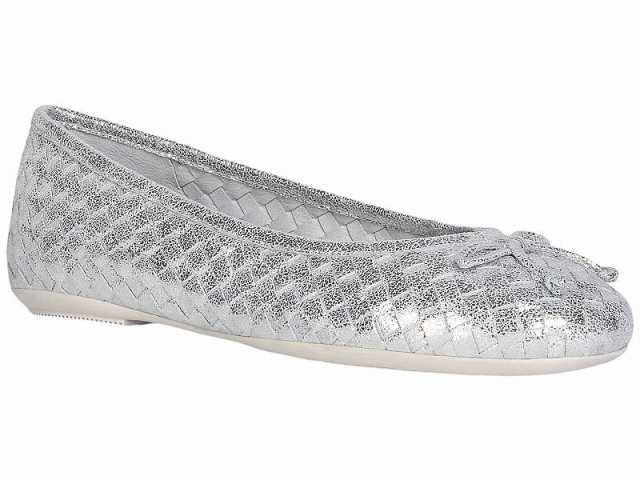 Geox ジオックス レディース 女性用 シューズ 靴 フラット Palmaria Silver