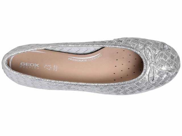 Geox ジオックス レディース 女性用 シューズ 靴 フラット Palmaria Silver