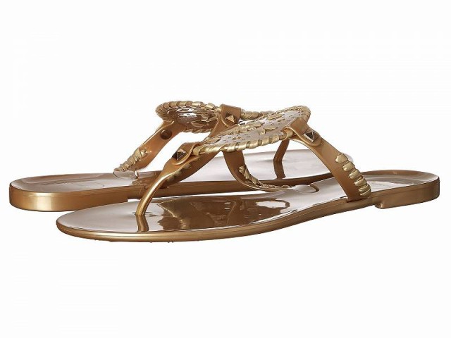 Jack Rogers ジャックロジャース レディース 女性用 シューズ 靴 サンダル Georgica Jelly Gold【送料無料】