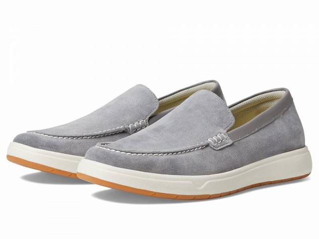 Florsheim フローシャイム メンズ 男性用 シューズ 靴 ローファー Heist Moc Toe Venetian Loafer Gray Suede【送料無料】