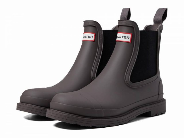 HUNTER ハンター メンズ 男性用 シューズ 靴 ブーツ レインブーツ Commando Chelsea Boot Grey【送料無料】