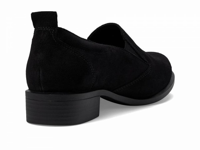 SAS サス レディース 女性用 シューズ 靴 ローファー ボートシューズ Saddle Slip On Loafer Black Suede【送料無料】