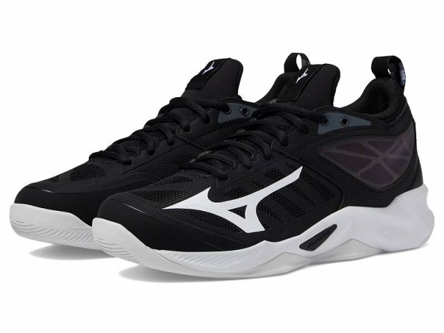 Mizuno ミズノ レディース 女性用 シューズ 靴 スニーカー 運動靴 Wave Dimension Black/White【送料無料】