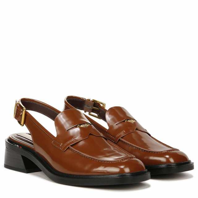 Franco Sarto フランコサルト レディース 女性用 シューズ 靴 ローファー ボートシューズ Giada Slingback Loafers Tobacco【送料無料】