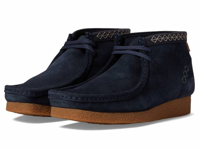 Clarks クラークス メンズ 男性用 シューズ 靴 ブーツ チャッカブーツ Shacre Boot Navy Suede【送料無料】｜au PAY  マーケット