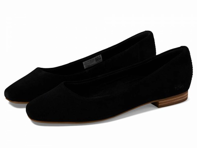 TOMS トムス レディース 女性用 シューズ 靴 フラット Briella Black Suede【送料無料】