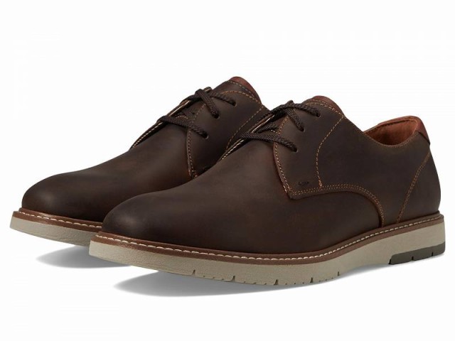 Florsheim フローシャイム メンズ 男性用 シューズ 靴 オックスフォード 紳士靴 通勤靴 Vibe Plain Toe Oxford Brown Crazy【送料無料】