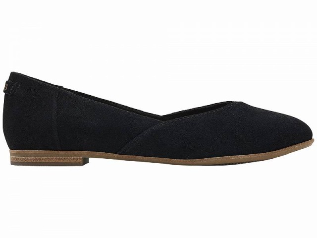 TOMS トムス レディース 女性用 シューズ 靴 フラット Jutti Neat Black Suede【送料無料】