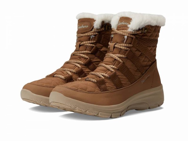 SKECHERS スケッチャーズ レディース 女性用 シューズ 靴 ブーツ スノーブーツ Easy Going Moro Street Light Brown【送料無料】