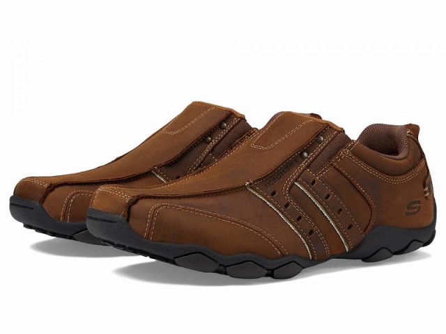 SKECHERS スケッチャーズ メンズ 男性用 シューズ 靴 ローファー Diameter Dark Brown【送料無料】