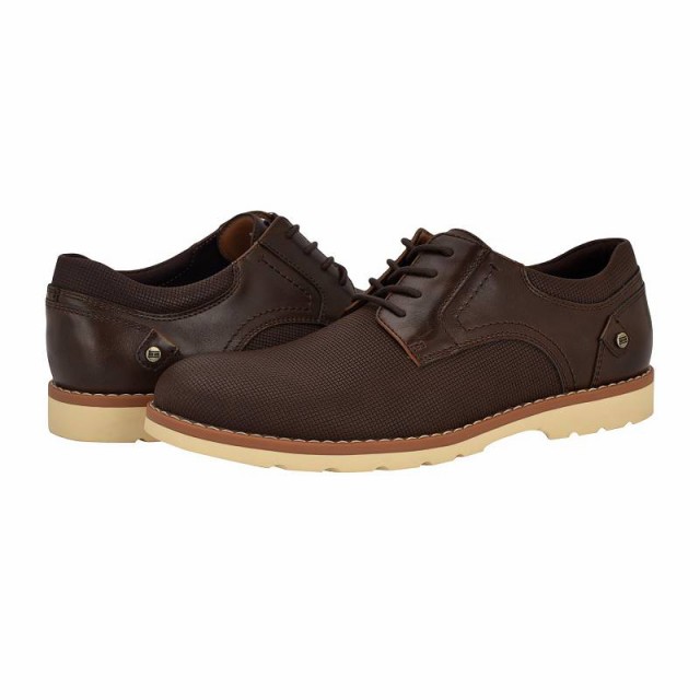 Tommy Hilfiger トミー ヒルフィガー メンズ 男性用 シューズ 靴 オックスフォード 紳士靴 通勤靴 Nemoza Dark Brown【送料無料】