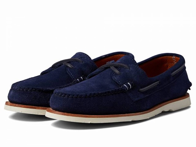 Sperry スペリー メンズ 男性用 シューズ 靴 ボートシューズ Sperry X Sunspel Authentic Original 2-Eye Navy Suede【送料無料】