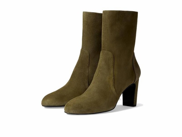 Stuart Weitzman スチュアートワイツマン レディース 女性用 シューズ 靴 ブーツ ミッドカフ Vida 75 Zip Bootie Truffle【送料無料】