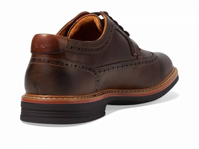 Florsheim フローシャイム メンズ 男性用 シューズ 靴 オックスフォード 紳士靴 通勤靴 Norwalk Wingtip Oxford Brown Crazy【送料無料】