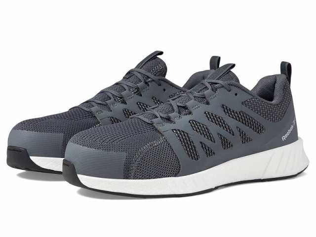 Reebok Work リーボック メンズ 男性用 シューズ 靴 スニーカー 運動靴 Fusion Flexweave(TM) Work EH Comp Toe Charcoal【送料無料】