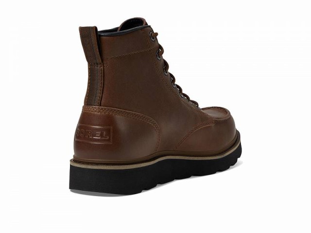 SOREL ソレル メンズ 男性用 シューズ 靴 ブーツ レースアップ 編み上げ Slabtown 62(TM) Moc Waterproof Tobacco/Black【送料無料】